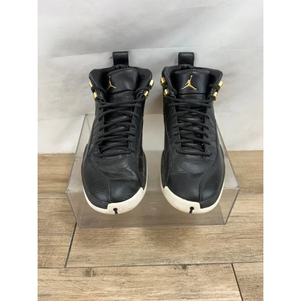 Jordan 12 Retro Royalty Taxi Black Gold White AO6068-007 Mens 9.5